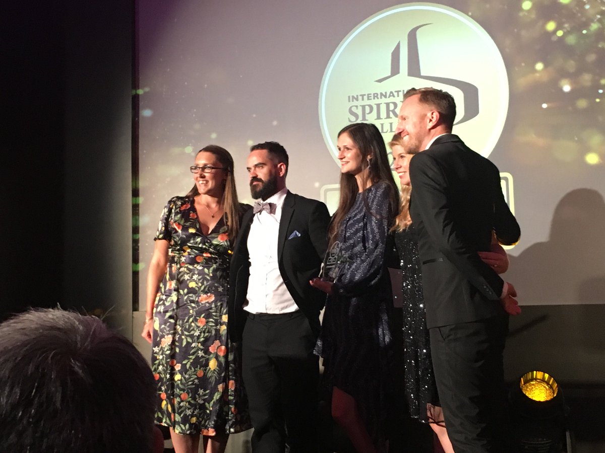 Next is #Rum. This fierce competition has resulted in two producers being awarded the title of #RumProduceroftheYear.
Our first trophy goes to <a href="/AtomBrands/">Atom Brands</a>! <a href="/BoutiqueyRum/">BoutiqueyRum</a>  #InternationalSpiritsChallenge #ISCAwards2019