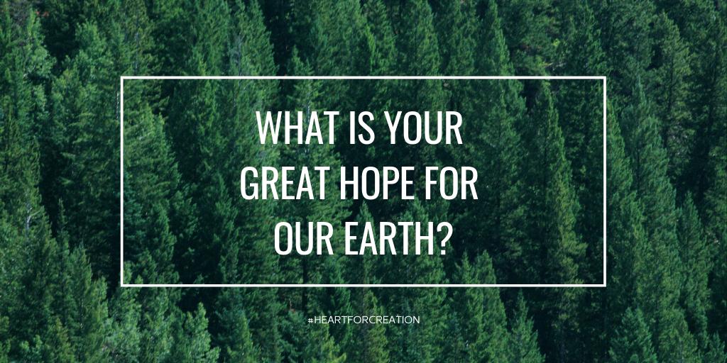 arochacanada's tweet photo. Tell us what your hope is for our shared home 👇. Less waste? Cleaner oceans? Or simply everyone doing their part to ensure our earth is a place of wonder and joy for future generations? #heartforcreation https://t.co/hVnTiMmL2c