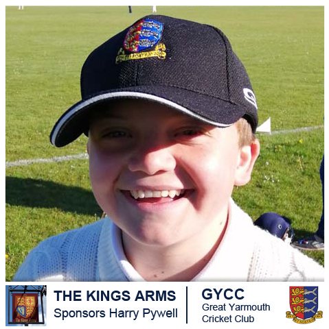 GreatYarmouthCC's tweet photo. Young Harry, sponsored by the @TheKingsArmsGY (family reasons, he's not a young alcoholic!) and @sparkchelious sponsored by East Coast Cakes and Preserves will be very pleased with this week's performers https://t.co/w27Uhf8h3j