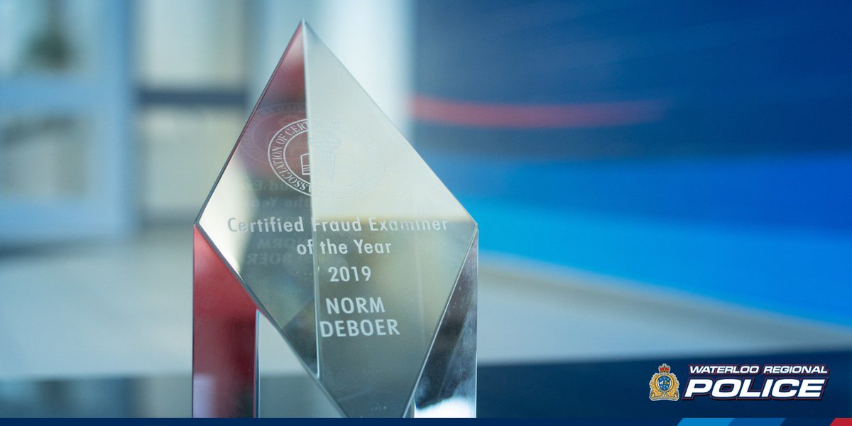 WRPSToday's tweet photo. “It was always about the victims,” says Const. Norm DeBoer, who was recently awarded the Certified Fraud Examiner of the Year award for his work on the Daniel P. Reeve case.

Thank you Const. DeBoer for going Above and Beyond! 

To read more visit: https://t.co/Azvb7pTvmZ https://t.co/7tjReipy8A