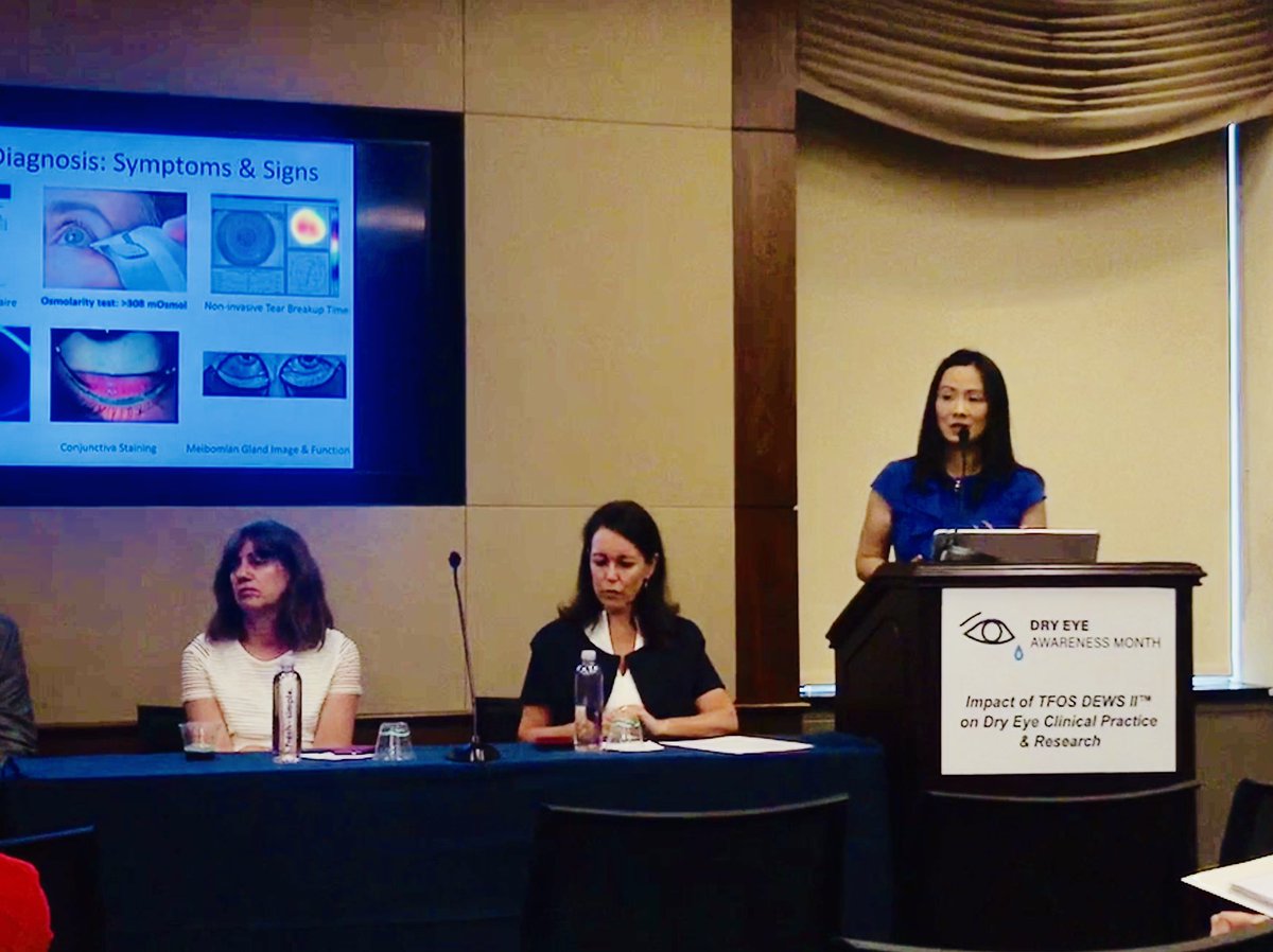Today, ARVO members Benjamin Sullivan, MS, Phd, Deborah S. Jacobs, MD, @DrBridgitte Shen Lee, OD and David A. Sullivan, MD, PhD participated on a panel with TFOS and @NAEVRadvocacy to educate Congressional staff on #DryEye. #TFOSDEWSII #osmolarity