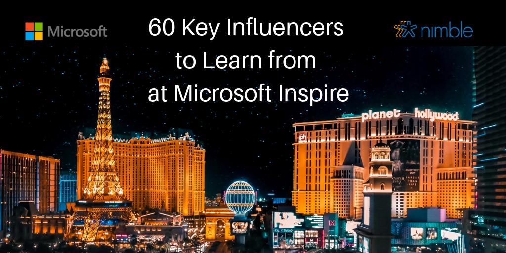 NimblePartner's tweet photo. Are you ready to network like a pro at #MSInspire?

Then check out our list of the top 60 influencers to connect with at #MSInspire19, from @Microsoft employees like @GuyGregory &amp; @emleila2000 to MS Insiders like @cdbongard &amp; @StaleHansen, &amp; more!

https://t.co/rhhtpCqJ4e https://t.co/o42RLOZdmN