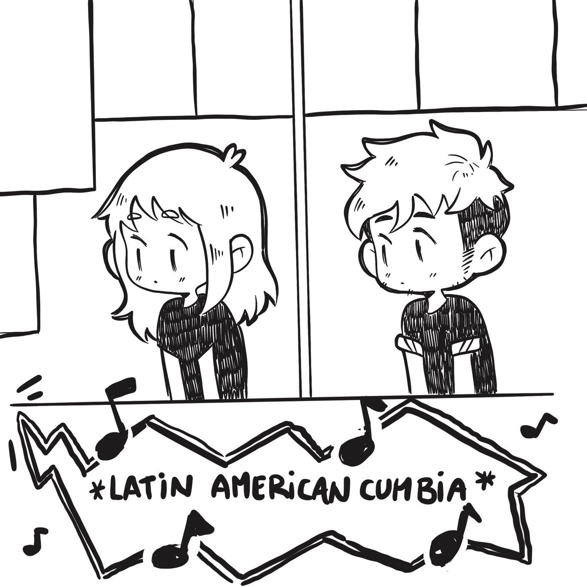 Something that happened at AX with @tatouji because inevitably we're latinx 