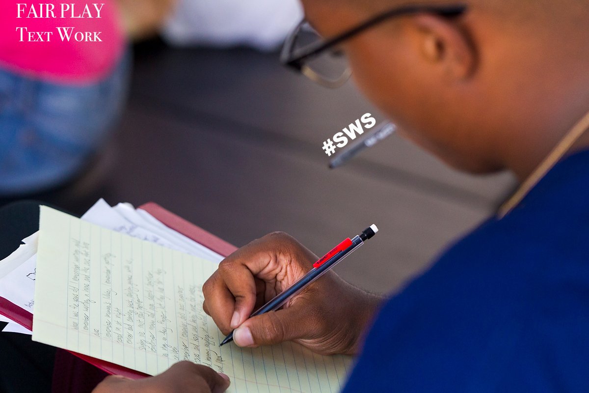 While school is out, our bards are working hard!!! 

#Writing #Summer #SWS #theatre #arts #artseducation #anoisewithin #summerwithshakespeare #playwriting #fun #education