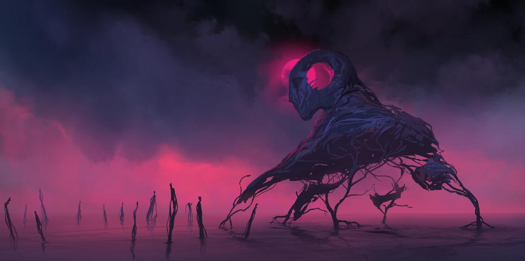 DeviantArt's tweet photo. What do you think the story is behind this mysterious and haunting figure in the swamp? 

“Commune with the deep” by gerezon: https://t.co/GgHBVfz6Vn 
#DIgitalArt #Fantasy #Swamp https://t.co/Og7Xx8hCKG