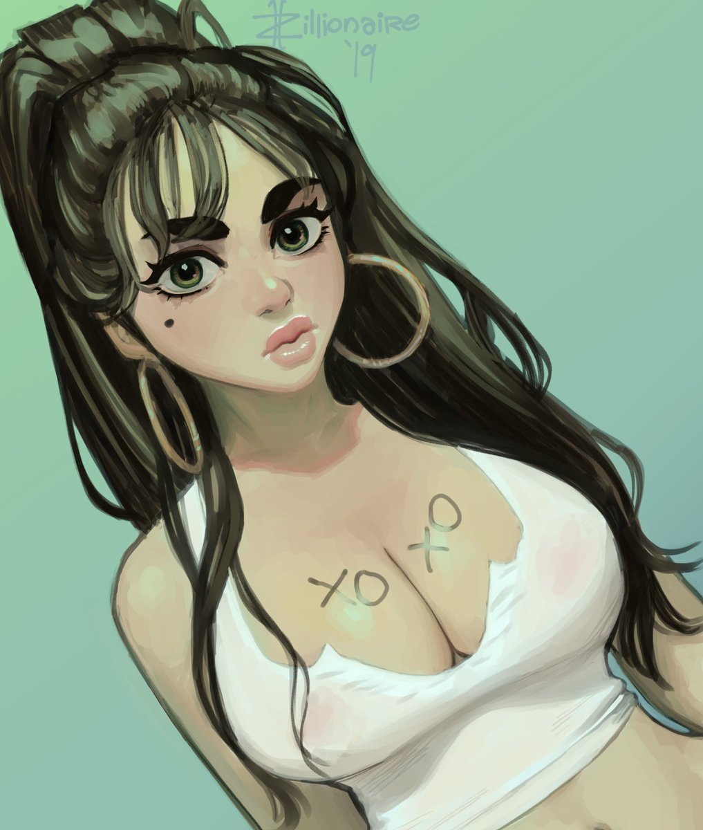 ZZZillionaire's tweet photo. Green Girl https://t.co/z1K4XDtUz2
