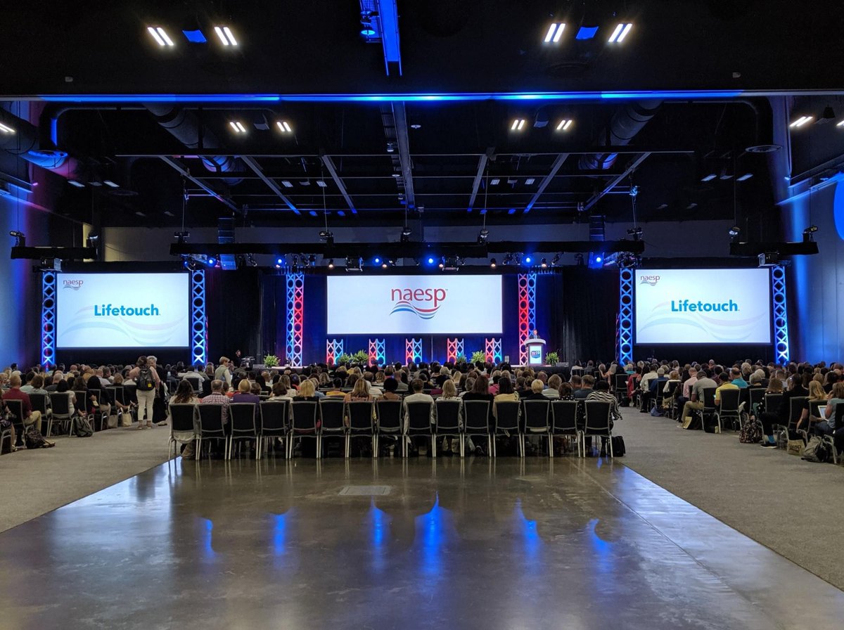 We'd like to welcome the National Association of Elementary School Principals to the Spokane Convention Center! We look forward to a great conference. 📚