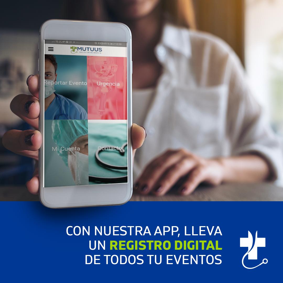 psmutuus's tweet photo. ¡Adiós al papeleo confuso! Con nuestra app #Mutuus, podrás llevar un registro digital de todos tu eventos médicos ¡más facil, imposible! 💁🏻 #SaludInteligente #Tech #Medicina #MembresíaDeSalud https://t.co/oILpIcpvVP