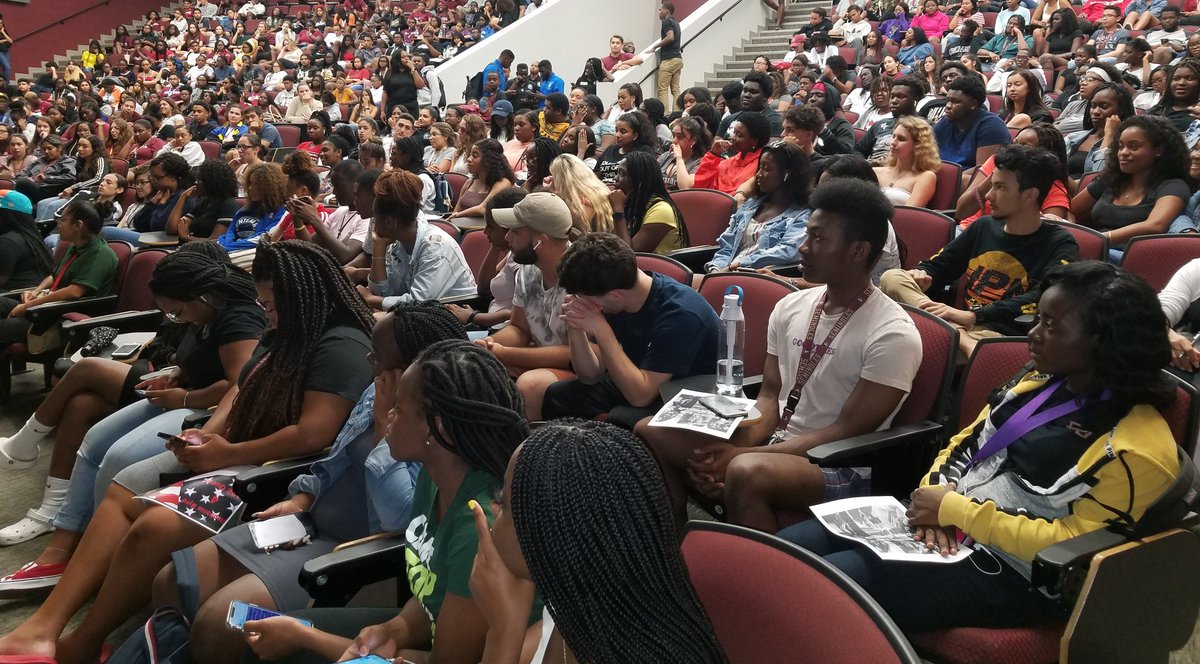 CARE_FSU's tweet image. #CARE19 welcomes the @FSUUCC to discuss stress management. #FirstGenFoward #FGENWellness