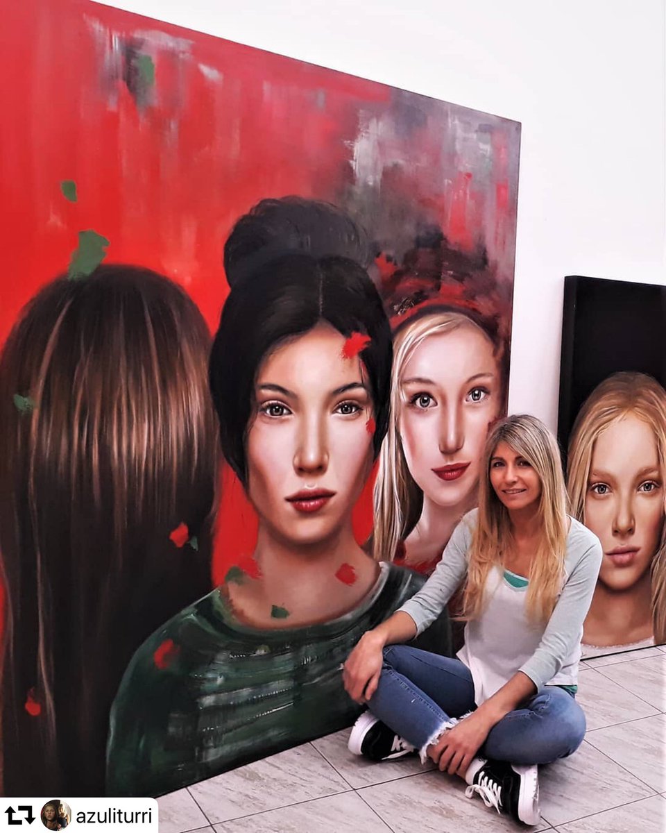 #uoolikeart
Check out the talented artist Azul Iturri who creates amazing portraits using oil on canvas. Follow her on insta! #oilpainting #oiloncanvas #portraits #artistsoninstagram #artists #ArtistOnTwitter #femaleartist