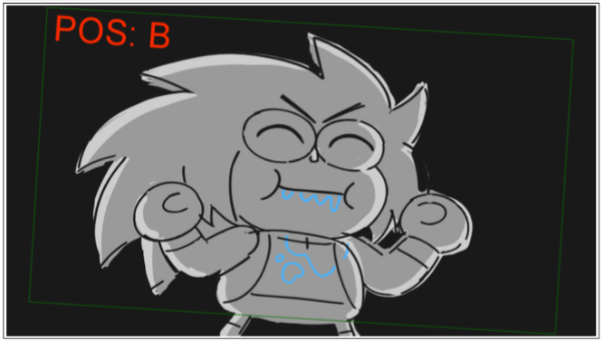 Very much enjoying the response to "TKO Rules." I love this episode! Here's some storyboard panels of TKO belching.