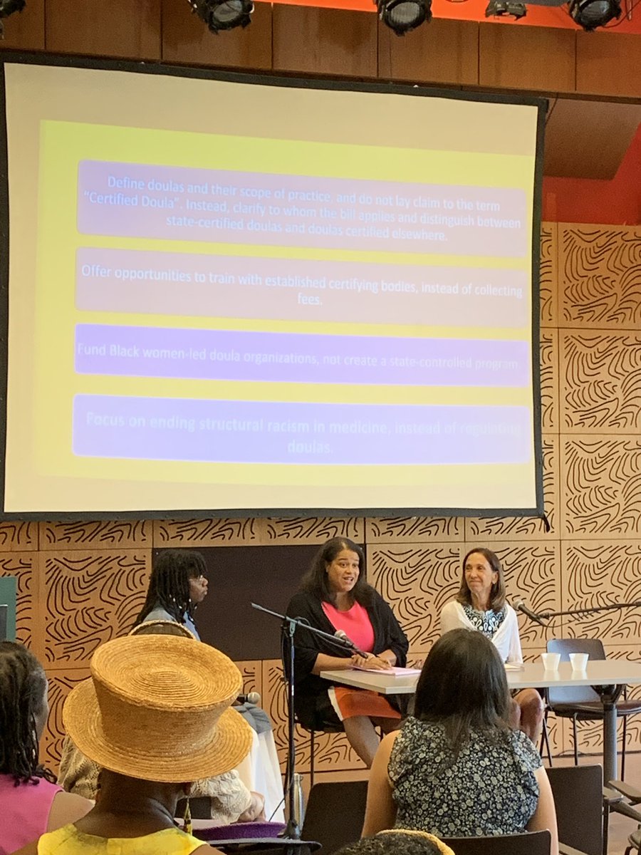 AncientSong7's tweet photo. We have transitioned to the community panel discussion with Assemblywoman Amy Paulin and Assemblywoman Michaelle Solages #BeyondBirthWork #NYDoulaBill #MaternalHealth https://t.co/4WhUgBhmI6