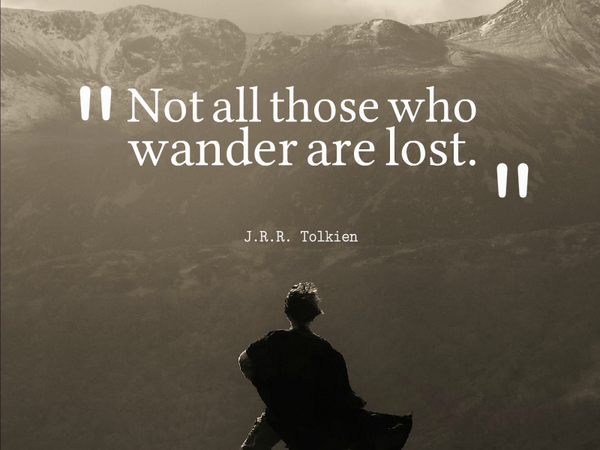 TravelEntrepren's tweet photo. Not all those who wander are lost. #travel #traveladdict #travelmore #jrrtolkien https://t.co/Xl8sM3PjLL