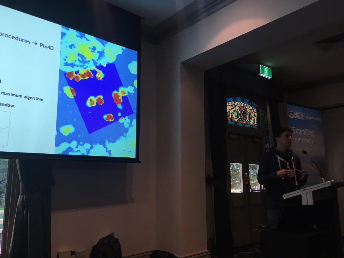 PaulECarnell's tweet photo. A great session of talks on the value of coastal ecosystems @AMSAconf , including the @deakin #MappingOceanWealth team @CoastalWhitt @jayakelvin @mary_a_young @alejandro. Thanks @simreev for co-chairing! #OzMOW @BlueCarbonLab @n_ylime @DUmarinemapping https://t.co/2FAGnzcfiE