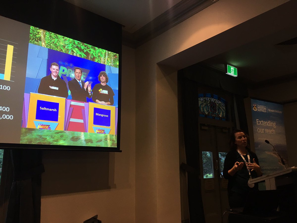 PaulECarnell's tweet photo. A great session of talks on the value of coastal ecosystems @AMSAconf , including the @deakin #MappingOceanWealth team @CoastalWhitt @jayakelvin @mary_a_young @alejandro. Thanks @simreev for co-chairing! #OzMOW @BlueCarbonLab @n_ylime @DUmarinemapping https://t.co/2FAGnzcfiE