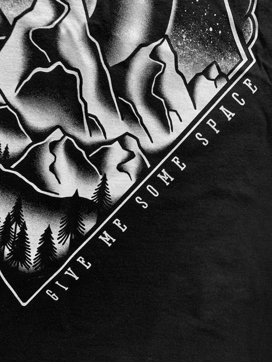 SleepTerrorCo's tweet image. New product drop! Give Me Space tees are here! Get yours at sleepterrorclothing.com