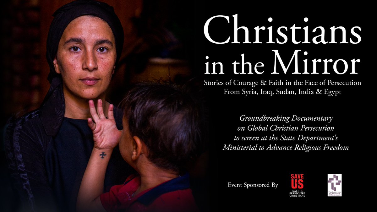 Cuchulain09's tweet photo. Come to screening of inspiring, powerful Christians in the Mirror w/ families of #CopticMartyrs, Iraqi, Syrian, Indian &amp; Sudanese Christians, followed by panel w/ filmmaker @JordanAllott, India's Pastor Nehemiah from film,&amp;AnglicanBp of Sudan Nuba Mountains. @TheIRD @Joshua_Cord https://t.co/dPnbDu0Vg3