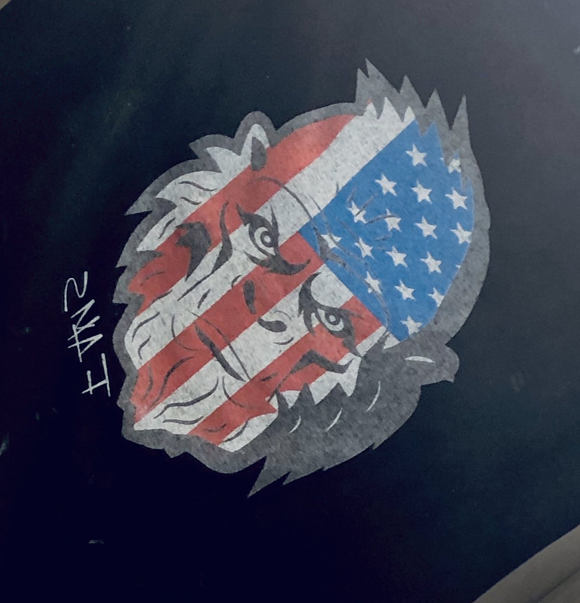 PreemoPhil's tweet photo. Shoutout to @FAMSPrinting for the follow! Gotta rep the #famsquatch in red white and blue - #patriotic #softhandprint #hedoesexist #squatchhunt https://t.co/LWFw2QMv6I