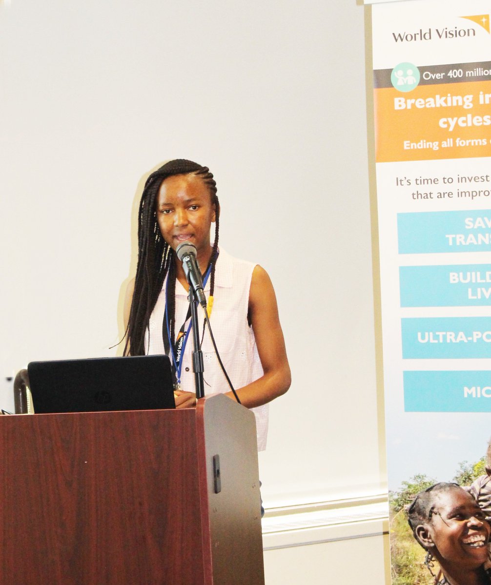 PatricioCuevasP's tweet photo. Today @l_liteboho , aged 17, while preparing her speech at #HLPF19 said:"My fellow classmates who have been married experience poverty, child labour, drop out of school and sexual &amp; emotional abuse, so we need to stop this horrific form of violence" @WorldVision #ittakesaworld https://t.co/LuOBwSzGDW
