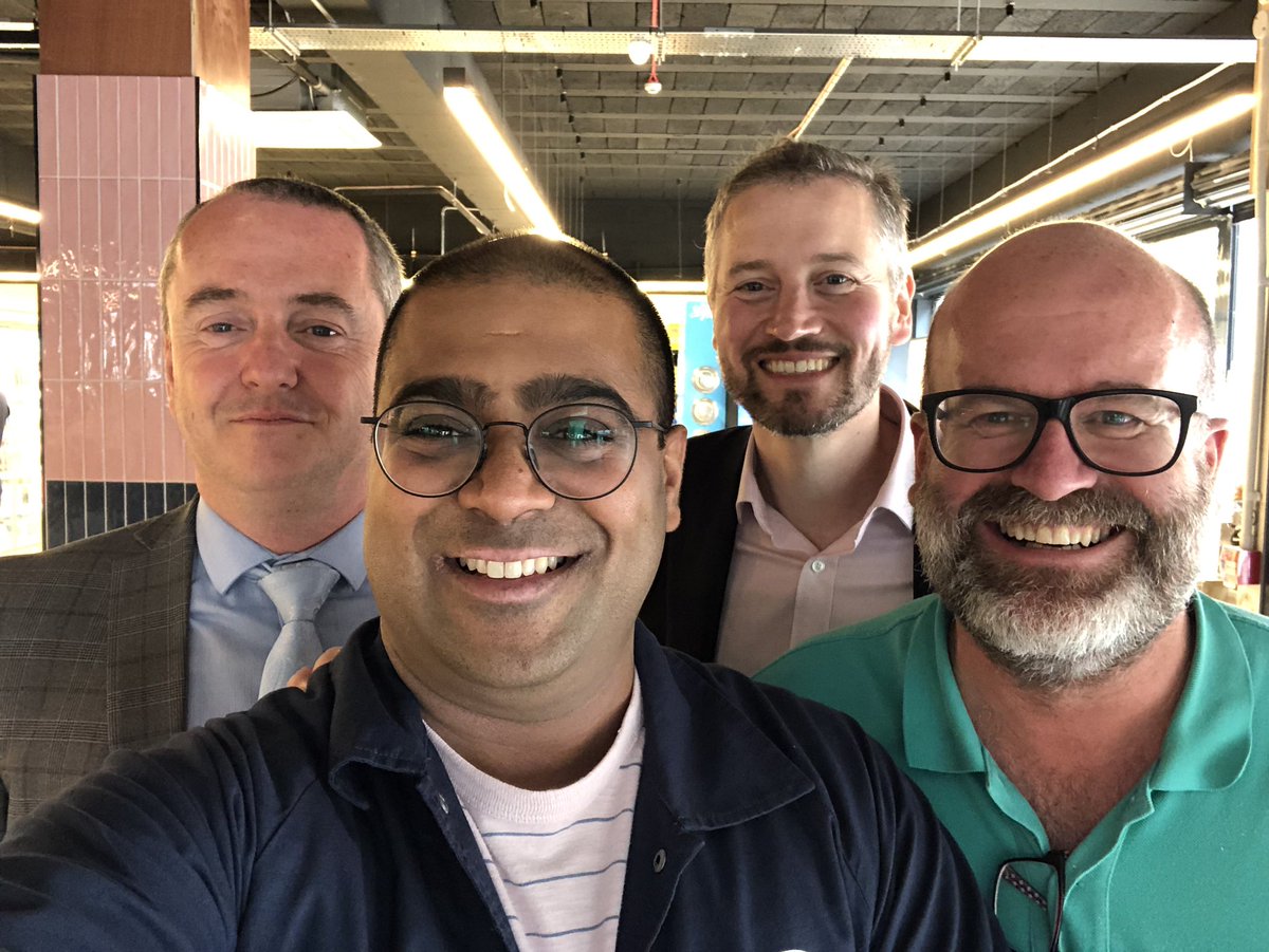 MitalMorar's tweet photo. My best pals and surprise support from down South and the Midlands 

@stonespar 
@Kashkhera 
@JMLowman 
@hitenmitha 
@Shailen_Mistry 

Opening @stretfordFH today https://t.co/XJwLGjkfNh