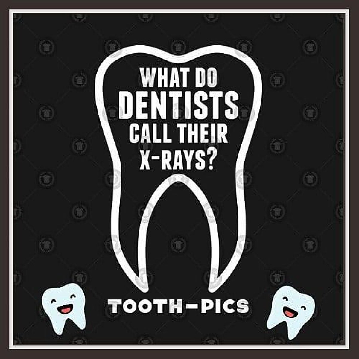 SmileCentralNJ's tweet image. Dentists Call their X-Rays Tooth Pics! 😁

#toothpic #toothphoto #toothhumor #xray #xrays