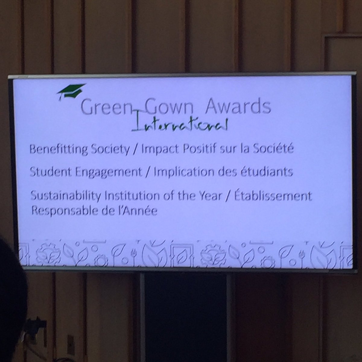 LorettoattheUN's tweet photo. Thrilled to be representing #LorettoCommunity at the @greengowns Green Gown Awards 2019 at the Institute for International Education @IIEglobal 
🇨🇦🇨🇦🇨🇦🇨🇦🇨🇦🇨🇦🇨🇦🇨🇦🇨🇦🇨🇦🇨🇦
Cheers to McGill University for the Sustainability Institution of the Year  🥇 Award! @mcgillu @CanadaUN https://t.co/euxlFs6KNU