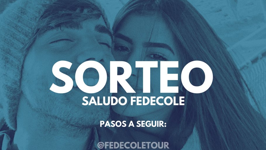 touristasfv's tweet photo. 🔸¿Querés ganarte un saludo FEDECOLE?

estos son los pasos que tenes que seguir:

📍Seguir a esta cuenta ( @fedecoletour )
📍Seguir a todas las cuentas que @fedecoletour sigue
📍Dar RT y comentar abajo un screen de que tenes las notificaciones activadas

(sigue abajo) https://t.co/HV1AkJ3O5c