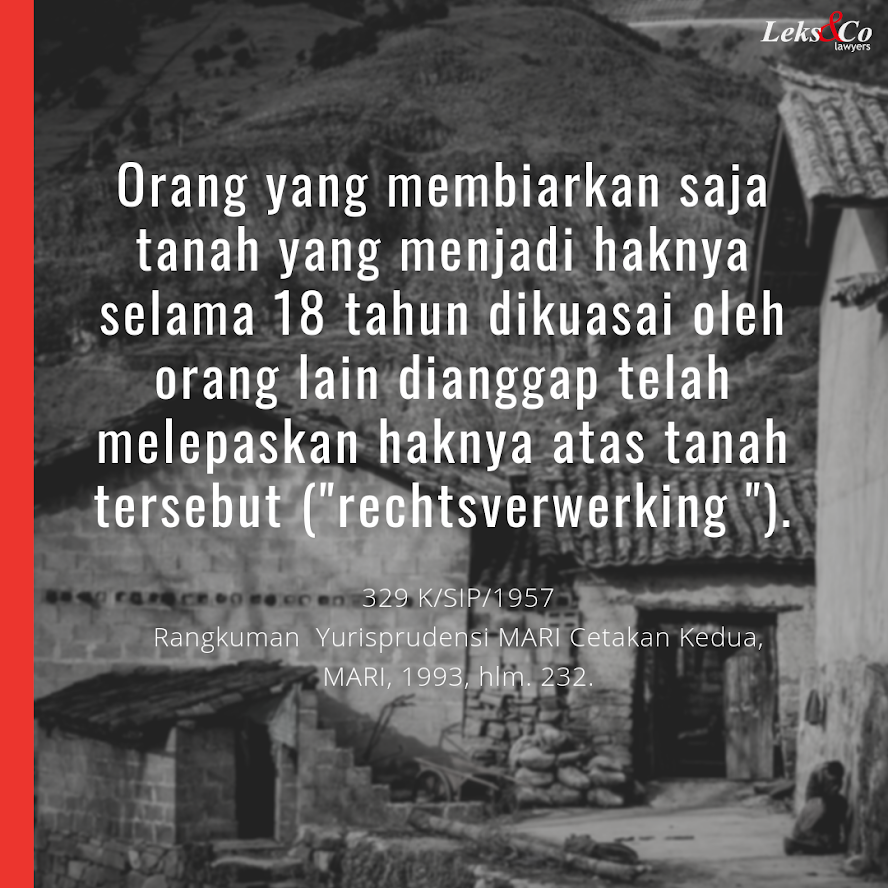 leksnco's tweet photo. #yurisprudensi #hukumpertanahan #hukumtanah #hukumagraria https://t.co/YoCwcOfE7T