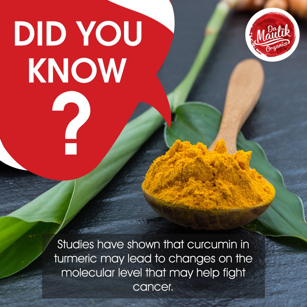 DaMaulik's tweet photo. Studies have shown that curcumin in turmeric may lead to changes on the molecular level that may help fight cancer.
#curcumin #turmeric #organic #DaMaulik #OrganicTurmeric #PureTurmeric #spices #india https://t.co/d9YmbOwc2b