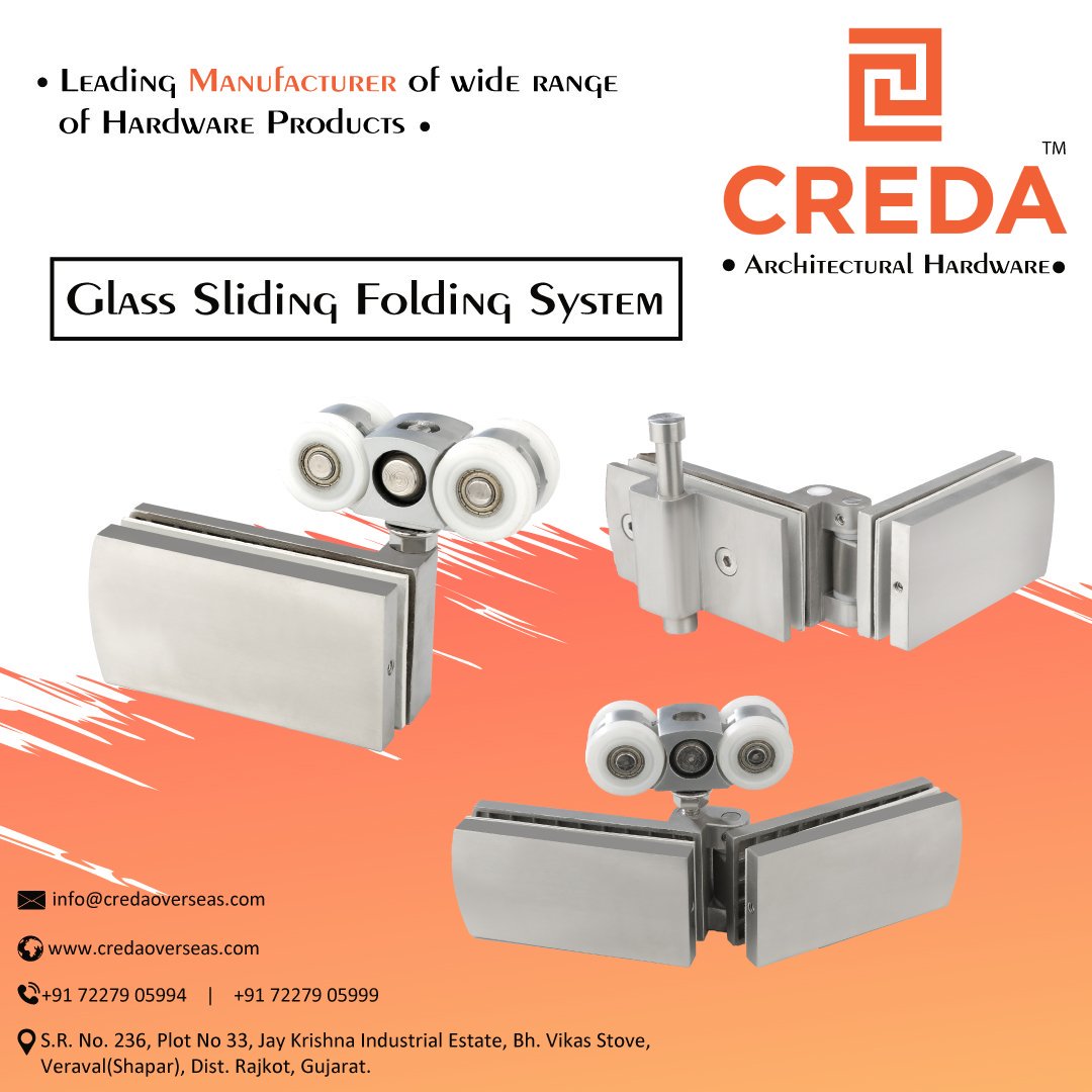 CredaLtd's tweet image. #GlassSlidingFoldingSystem #GlassSlidingFoldingDoorwholesale #SlidingFoldingSystem #CredaSlidingFoldingSystem #slidingglassdoor #manufacturer #CredaOverseasIndia #industrialdoormanufacturers #slidingdoormanufacturers #ArchitecturalHardware #Supplier #ManufacturersProductsinRajkot