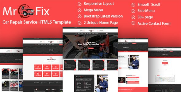 DesignUnlock's tweet image. Mr Fix – Car Repair Service HTML5 Template. @theemforest @HTML @CarService @AutoMechanic @Garages bit.ly/2Lq956q