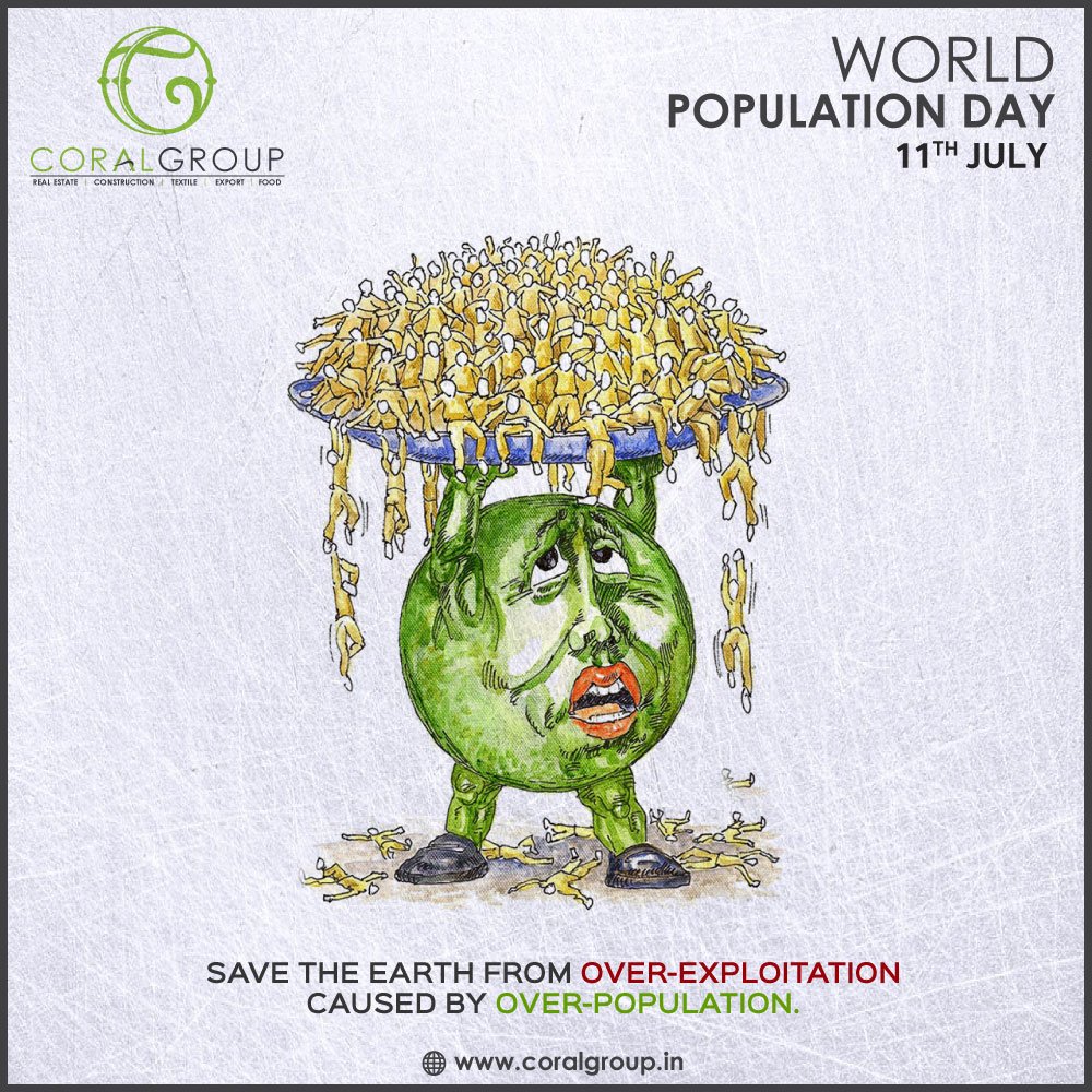 Let us pledge to raise awareness of population issues to prevent scarcity of resources in the near future.

To know more Call: +91 542 2397777 or visit: coralgroup.in

#RealEstate #CoralGroup #CoralGreensBuildtech #Varanasi