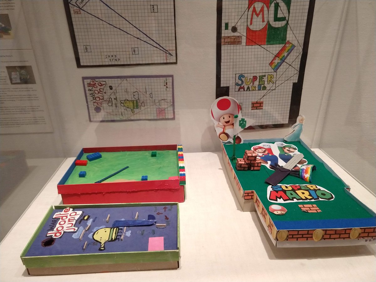 Looking  for something fun to do this summer?  Check out "Golf The Galleries" at the Sheldon Concert Hall! Each hole was created by an artist or group of artists, and they're amazing!! They really got me thinking about a new lesson for next school year!
 thesheldon.org/page.php?page_…