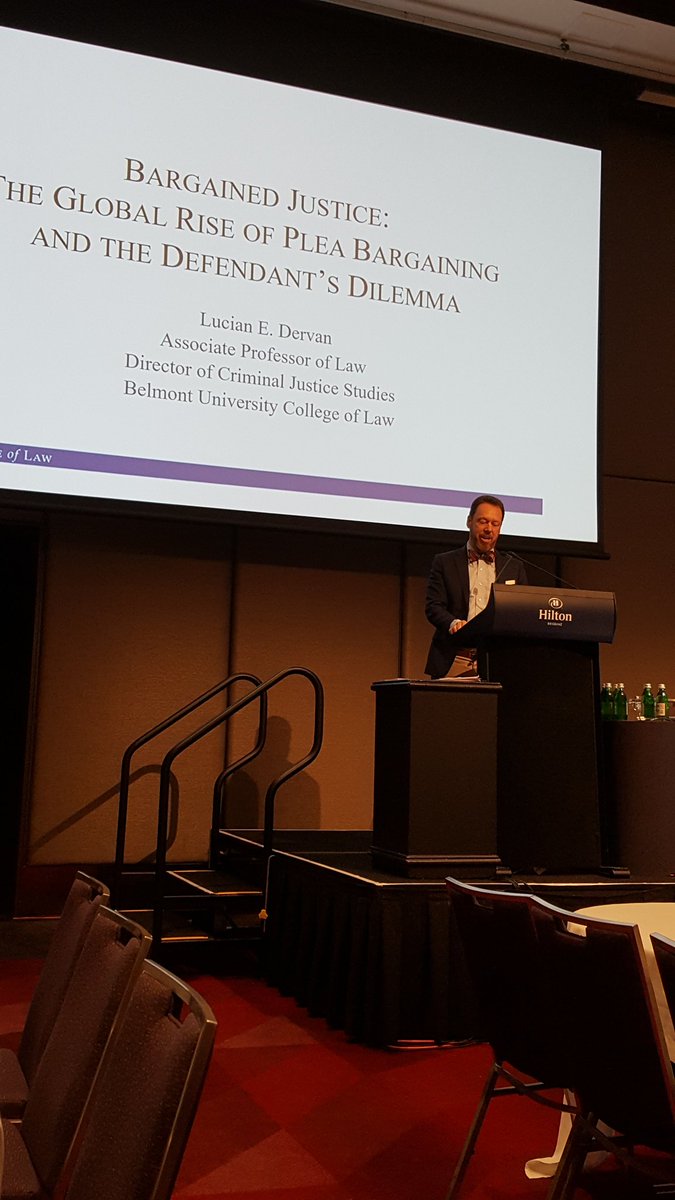 Terrific presentation by Prof Lucian Dervan at #ISRCL2019