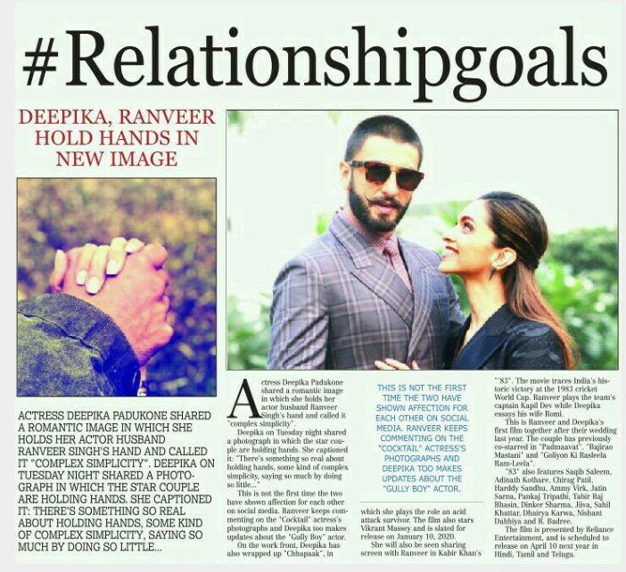 imshiva17's tweet photo. #Relationshipgolas
Deepika, Ranveer hold hands in
new image...💗🤗
@deepikapadukone @RanveerOfficial https://t.co/B9RVRFllqv