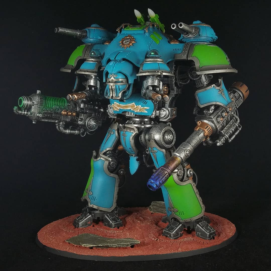 BlightedS's tweet photo. Alpha Legion Knight Tyrant commission finished. #PaintingWarhammer #GamesWorkshop #Warmongers #Mwgwip #AlphaLegion https://t.co/wqv3T9neS7