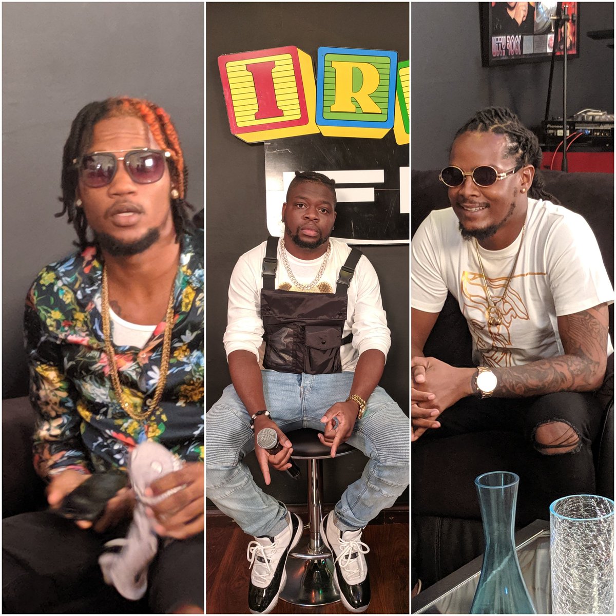 IRIE_FM's tweet image. #EBUZZ is LIVE right now with #TBankzz #JRile and #DaneRay! Visit IRIEFM.net to watch the LIVE stream!