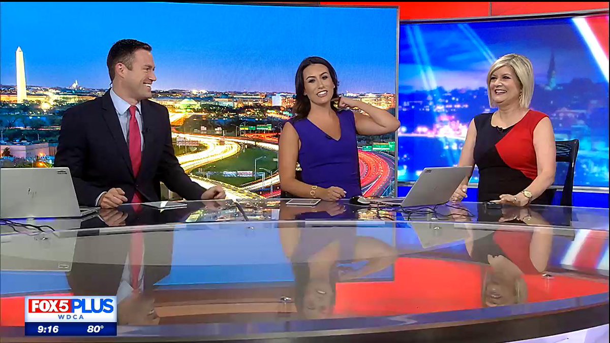 Morgan_Cody_1's tweet photo. @fox5dc #FOXPlus at 9 pm with @BlakeMcCoyDC @MarinaMarraco and @suepalkafox5dc I'll have whatever they are having. #whatsinthewateratfox5 https://t.co/86V6T89UdR