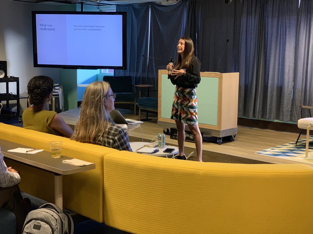 mstuenkel's tweet photo. ⚡️⚡️ Learning about design principles in healthcare with the one and only @christinabeard of @Collective ⚡️⚡️ #DesignforHealthcare https://t.co/TZnq1Mp5hP
