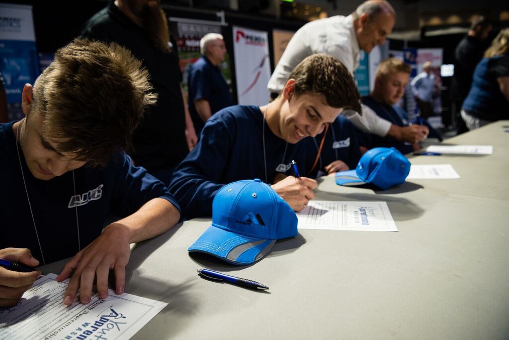NesmithEdu's tweet photo. Photos of our @WVSD208 #YouthApprenticeship from the @AJACYouth signing day.  

We are changing lives.

#Yakima @WV_Futures #WAedu #RedefiningReady https://t.co/9E4KIC1yNx