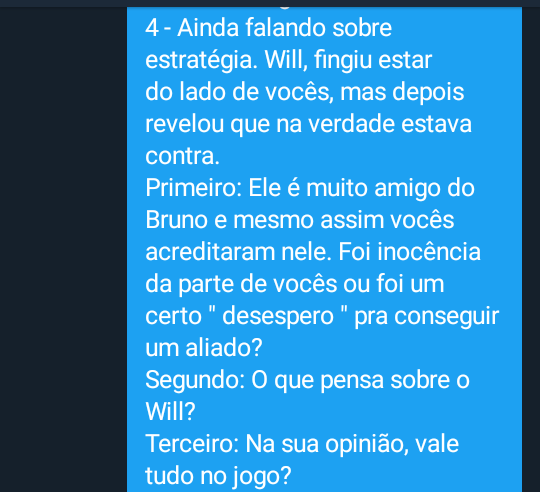 PsicaBrooke's tweet photo. @Bonderenault4 foi nosso  eliminado de segunda e ele soltou o verbo em nossa entrevista. 

" minha eliminação foi injusta porque a @amandysincera tinha que sair primeiro " 
#Friends4 
@Friendsreality @Ricksantosof https://t.co/8UTWNwhqgP