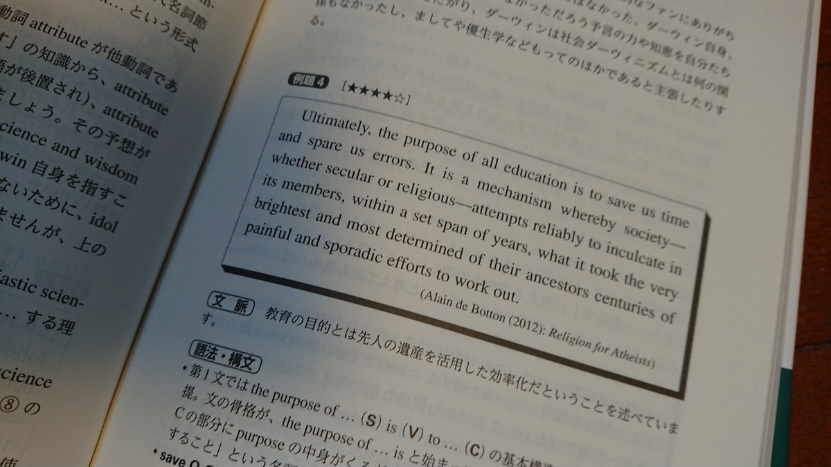 阿部公彦 Abe Masahiko 北村一真さんの 英文解体 新書 研究社 どこを開いても ちょうどいい感じに こしゃくな 例文が出てきて楽しい 難しいように見えて しっかり英語的運動神経のツボをとらえているので 口頭のやりとりの基礎づくりにもいい