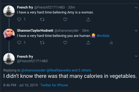 shanonaryder's tweet photo. Isn't it funny how those too afraid to show their own face in a profile pic are the 1st to attack someone else's looks!💩😂💩(he tried 2 say I'm fat, I say BFD) This one really puts the "derp" in derp-lorable!😂😝😂😝😂 #showyourself #trumper #derplorable #deplorables #GTFOOH https://t.co/Sm4HBTZyrI