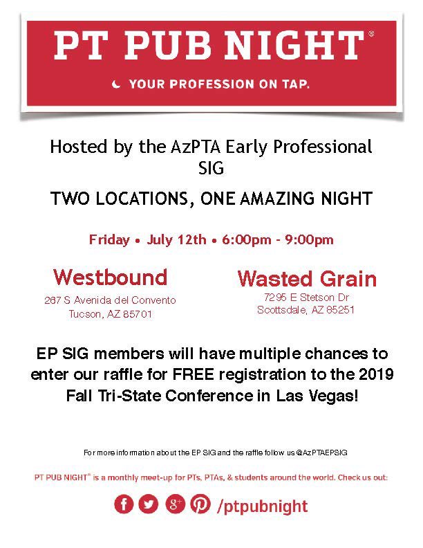 Arizona APTA EP SIG tweet media