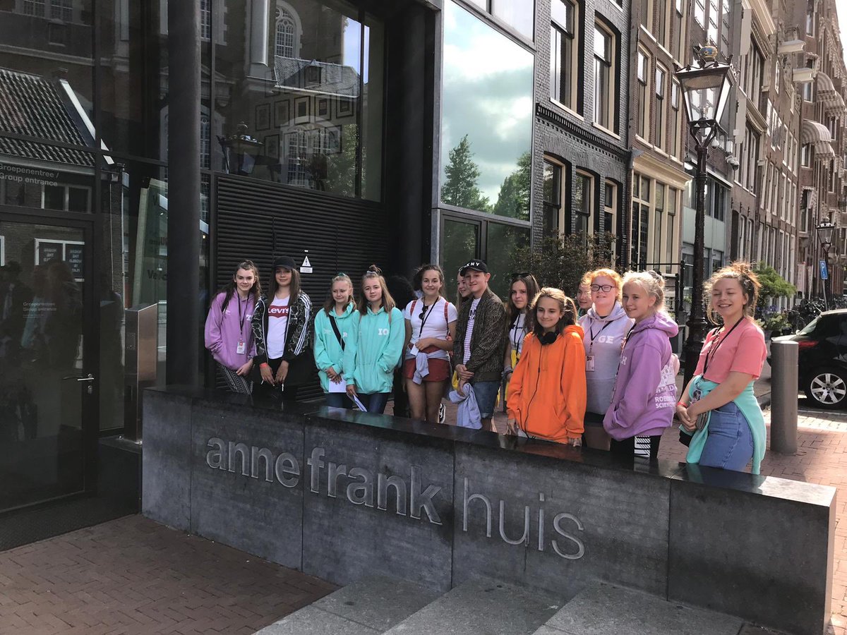 RBSCHumanities's tweet photo. We had an amazing visit to @annefrankhouse with @RobertBlakeSC students. #AspireAchieveCelebrate https://t.co/cP98Ol4iCt