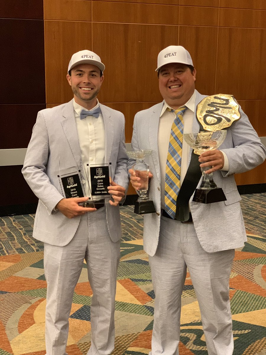 ChrisM_Cooper's tweet photo. 4PEAT!!! 4 years in a row the Region 9 (Mid-Deep South) team has taken home the biggest sales increase in the AgriGold brand! It’s a pleasure to be a part of and work with a talented group! #WinnersWin https://t.co/h38FHE9OJx