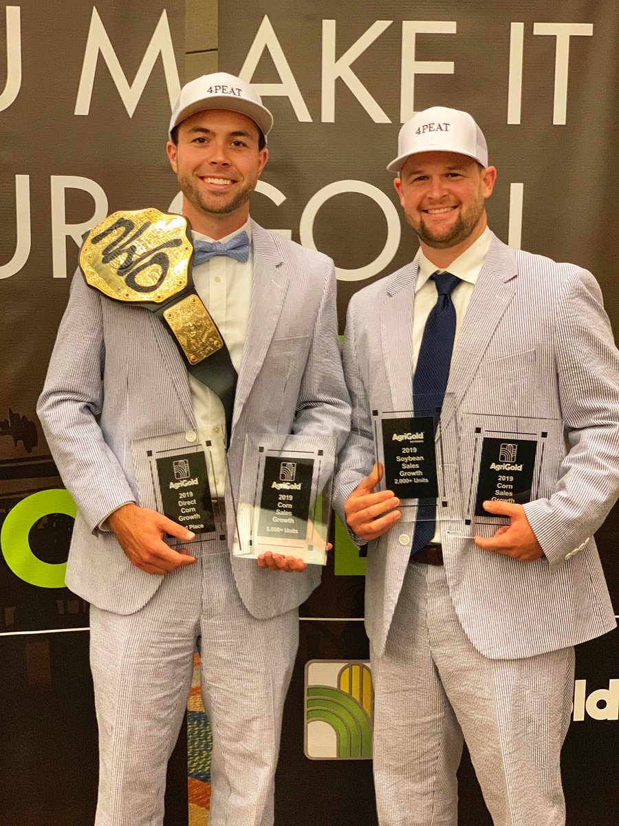 ChrisM_Cooper's tweet photo. 4PEAT!!! 4 years in a row the Region 9 (Mid-Deep South) team has taken home the biggest sales increase in the AgriGold brand! It’s a pleasure to be a part of and work with a talented group! #WinnersWin https://t.co/h38FHE9OJx