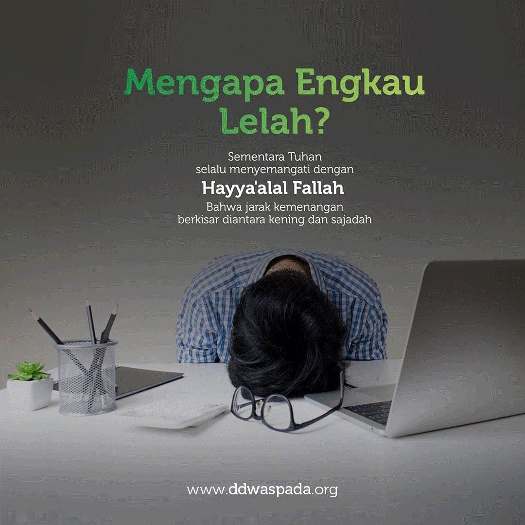 #Repost from <a href="/dompet_dhuafa/">adamahna mitra karya</a> with @regram.app 
 ... 

.
Sahabat, semua manusia tentunya pernah merasakan lelah. Lelah itu sunnatullah. Setiap makhluk bernyawa – selain malaikat – pasti merasakan lelah.

#selfreminder