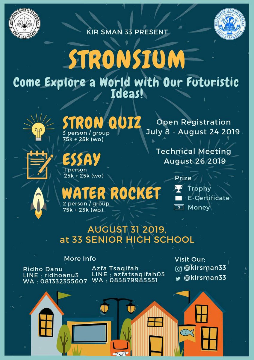 Sudah daftar Stronsium belum? Kalau belum, yuk daftar!

Semua kuota lomba masih tersedia ya!
Link pendaftaran: bit.ly/stronsium