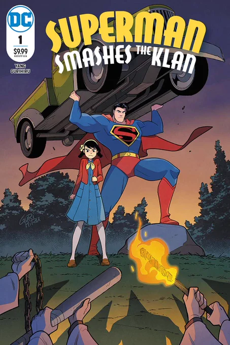【お知らせ】アートを担当しているスーパーマンのコミック「Superman Smashes the Klan」の情報が発表されました。1940年代のスーパーマンに焦点をあてたストーリー。発売はもう少し先の10月発売予定です。 